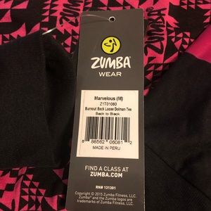 Size medium Zumba Dolman top